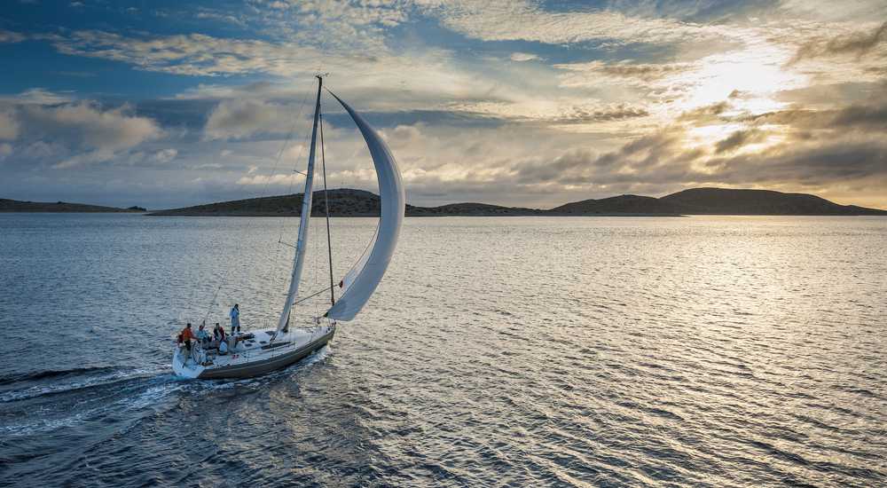 a boat on a body of water