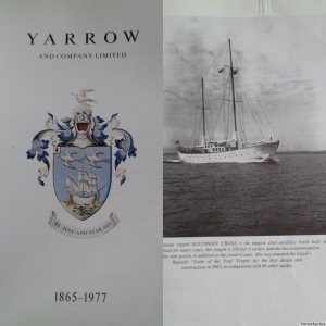 yarrow book is a red book with all yacht biult in 1962