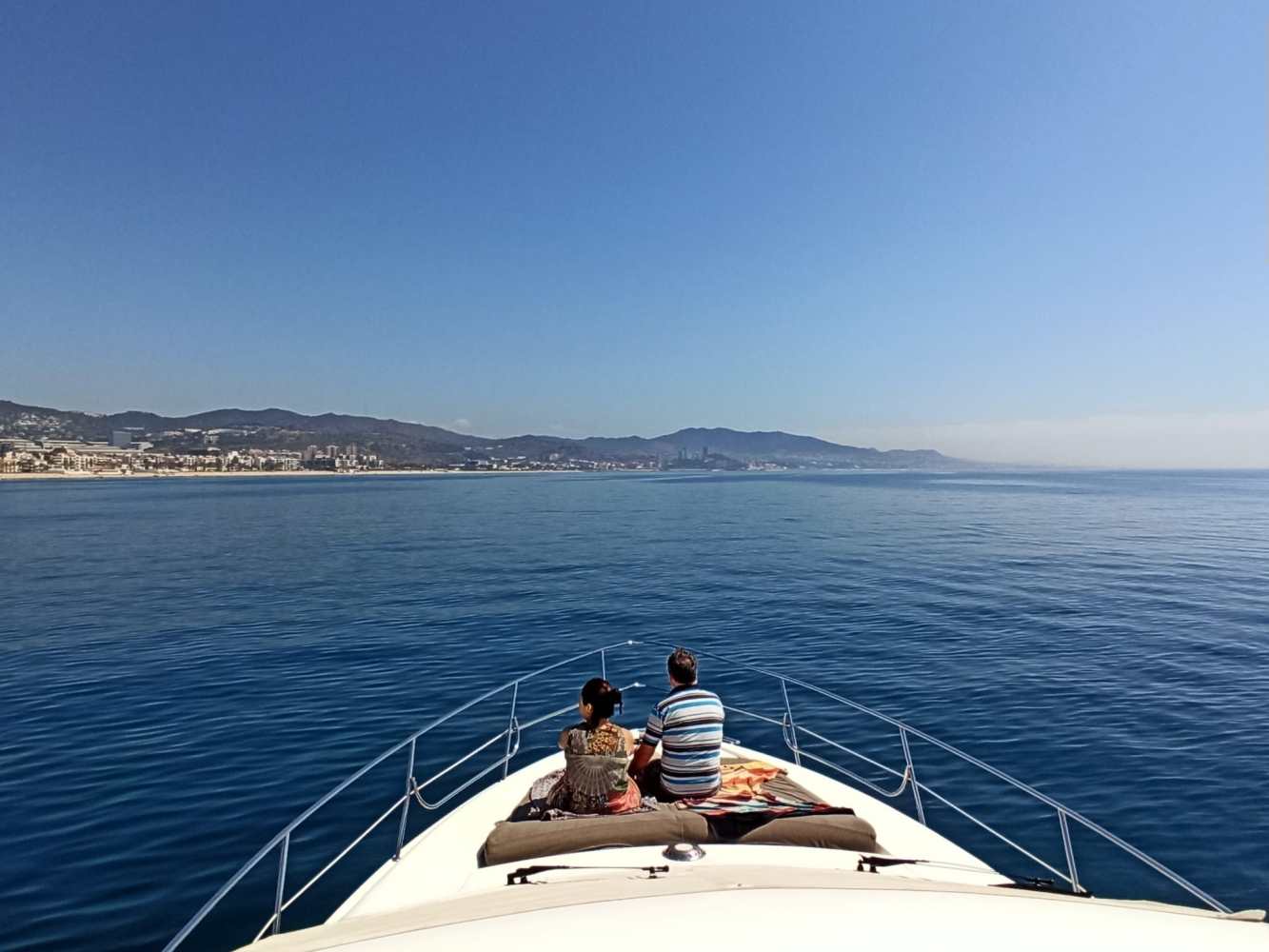 Couple on a boat